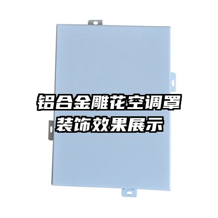 ���Ͻ�񻨿յ���װ��Ч��չʾ