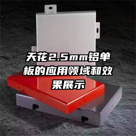天花2.5mm铝单板的应用领域和效果展示